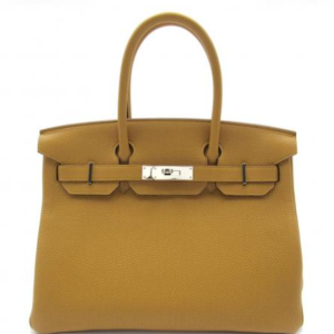 Hermès Birkin Verso 30 Caramel  28, Lime 9R Togo 2020 Y