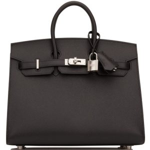 Hermès Birkin Sellier 25 Black 89 Epsom 2024 W