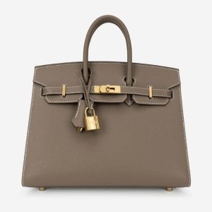 Hermès Birkin  25 Etoupe  18 Epsom 2024 B