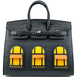 Hermès Birkin Faubourg 20 Black 89, Jaune Ambre 9D, Orange H 93 Alligator Matt, Epsom, Madame, Swift, Sombrero 2023 B/W