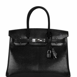 Hermès Birkin  30 Black 89 Lizard 2022 U