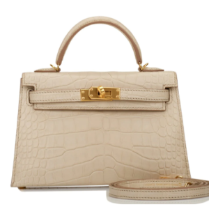 Hermès Kelly Sellier 20 Beton 8L Alligator Matt 2024 W