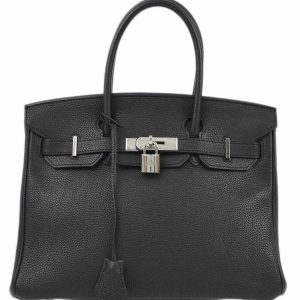 Hermès Birkin  30 Black 89 Togo 2008 L