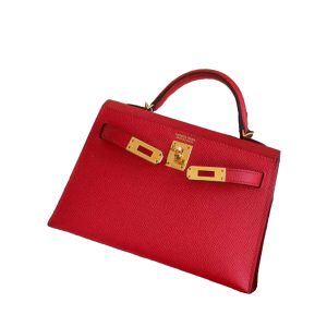 Hermès Kelly Sellier 20 Rouge Casaque Q5 Epsom 2016 X