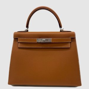 Hermès Kelly Sellier 28 Gold 37 Epsom 2024 W