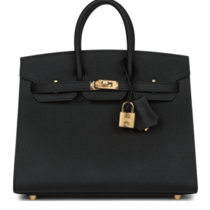 Hermès Birkin Sellier 25 Black 89 Epsom 2020 Y