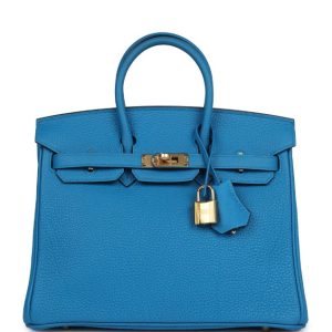 Hermès Birkin  25 Blue Zanzibar  B3 Togo 2017 A
