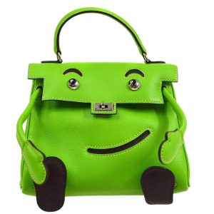 Hermès Kelly Doll Vert Cru 62 Gulliver 2002 F
