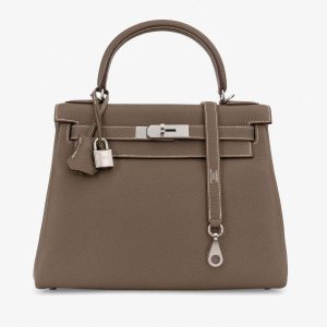 Hermès Kelly  28 Etoupe  18 Clemence 2024 W