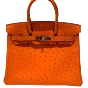 Hermès Birkin  30 Orange H 93 Ostrich 2015 T