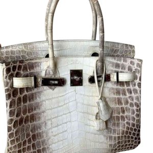 Hermès Birkin Himalaya 30 White 01 Niloticus Crocodile Matt 2014 R