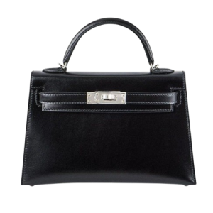 Hermès Kelly Sellier 20 Black 89 Box 2024 W