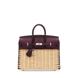Hermès Birkin Picnic 25 Rouge Sellier 0G Osier, Swift 2021 Z