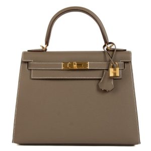 Hermès Kelly Sellier 28 Etoupe  18 Epsom 2024 W