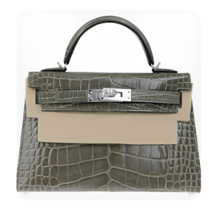 Hermès Kelly Sellier 20 Gris Tourterelle 81 Alligator Matt 2017 A