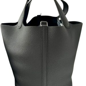 Hermès Picotin  22 Black 89 Clemence 2024 W