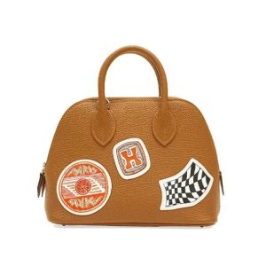 Hermès Bolide  Mini Caramel  28 Chevre Myzore 2024 W