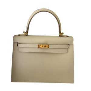 Hermès Kelly Sellier 25 Craie  10 Epsom 2024 W