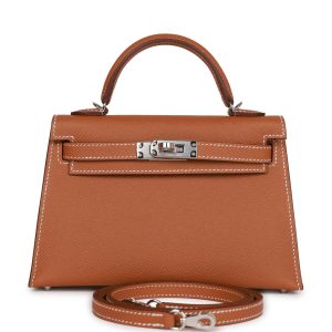 Hermès Kelly Sellier 20 Gold 37 Epsom 2024 W