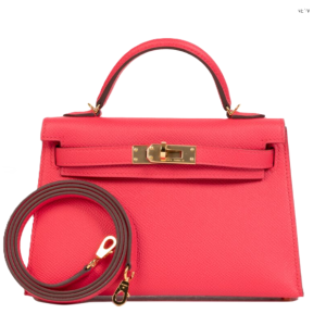 Hermès Kelly Sellier 20 Rose Extreme I6 Epsom 2018 C
