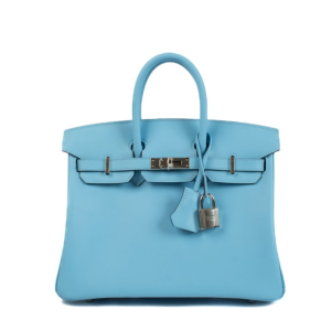 Hermès Birkin  25 Blue Celeste 7N Epsom 2011