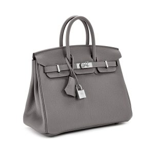 Hermès Birkin  25 Gris Meyer 0L Togo 2024 W