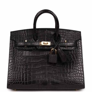 Hermès Birkin  20 Black 89 Alligator Matt 2024 B