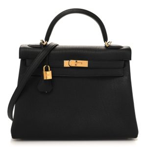 Hermès Kelly  32 Black 89 Togo 2021 Z