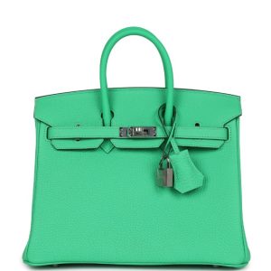 Hermès Birkin  25 Vert Comics 0Z Togo 2024 W
