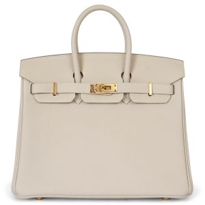 Hermès Birkin  25 Craie  10 Togo 2024 W