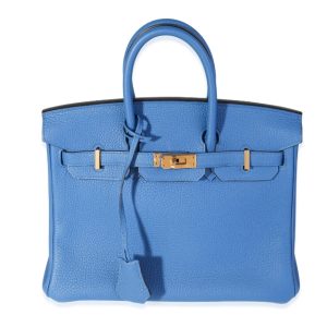 Hermès Birkin  30 Blue Hydra  T71 Togo 2015 T