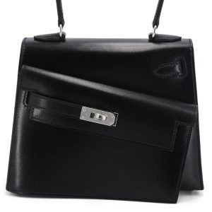 Hermès Kelly En Desordre Black 89 Box 2024 W