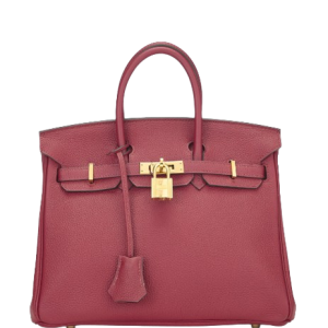 Hermès Birkin  25 Rouge Grenat K1 Togo 2019 D