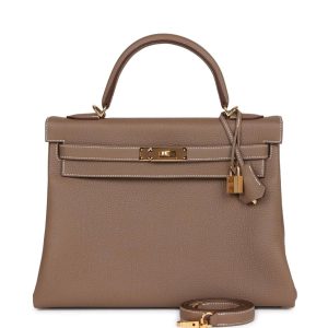 Hermès Kelly  32 Etoupe  18 Togo 2017 A