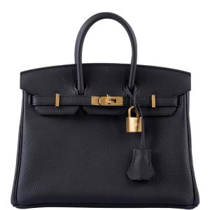 Hermès Birkin  25 Black 89 Togo 2024 W