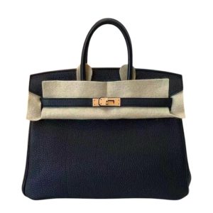 Hermès Birkin  25 Black 89 Togo 2020 Y