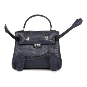 Hermès Kelly Doll Blue Indigo 76 Alligator Matt 2021 Z