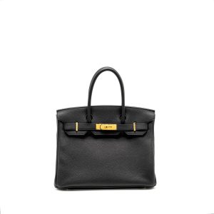 Hermès Birkin  30 Black 89 Togo 2019 D