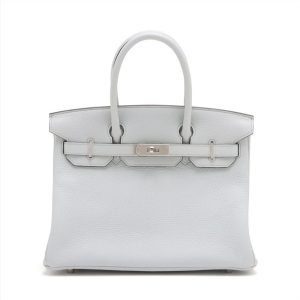 Hermès Birkin  30 Blue Pale 5A Clemence 2021 Z