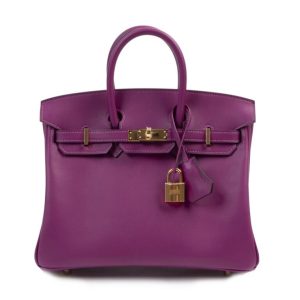 Hermès Birkin  25 Anemone P9 Swift 2022 U