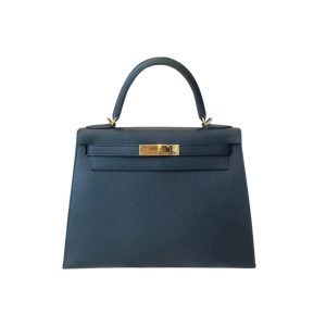 Hermès Kelly Sellier 28 Black 89 Epsom 2023 B