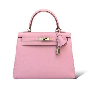 Hermès Kelly Sellier 25 Mauve Sylvestre X9 Epsom 2022 U