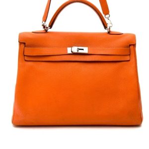 Hermès Kelly  40 Orange H 93 Togo 2010 N