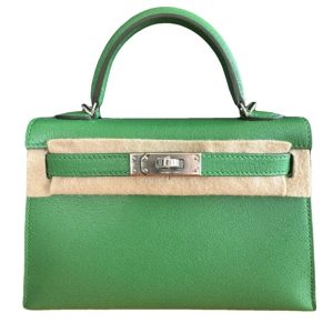 Hermès Kelly Sellier 20 Bambou 1K Chevre Myzore 2023 B