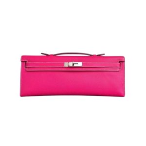 Hermès Kelly Cut Rose Tyrien E5 Epsom 2013 Q