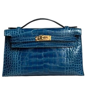 Hermès Kelly Pochette Mykonos  7Q Alligator Matt 2019 D