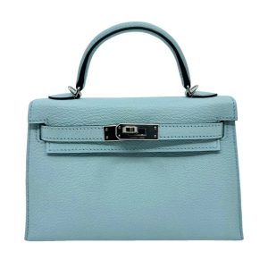 Hermès Kelly Sellier 20 Blue Saphir T7 Chevre Myzore 2023 B