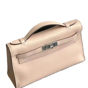 Hermès Kelly Pochette Rose Eglantine P1 Swift 2016 X