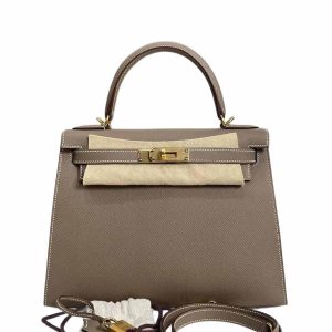 Hermès Kelly  28 Etoupe  18 Clemence 2020 Y
