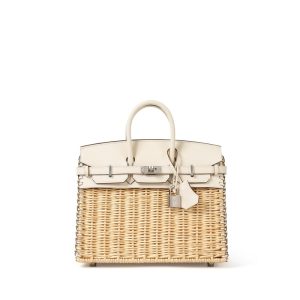 Hermès Birkin Picnic 25 Nata I2 Wicker, Swift 2024 B